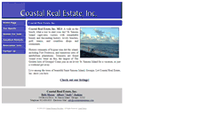 Desktop Screenshot of coastalrealestateinc.com